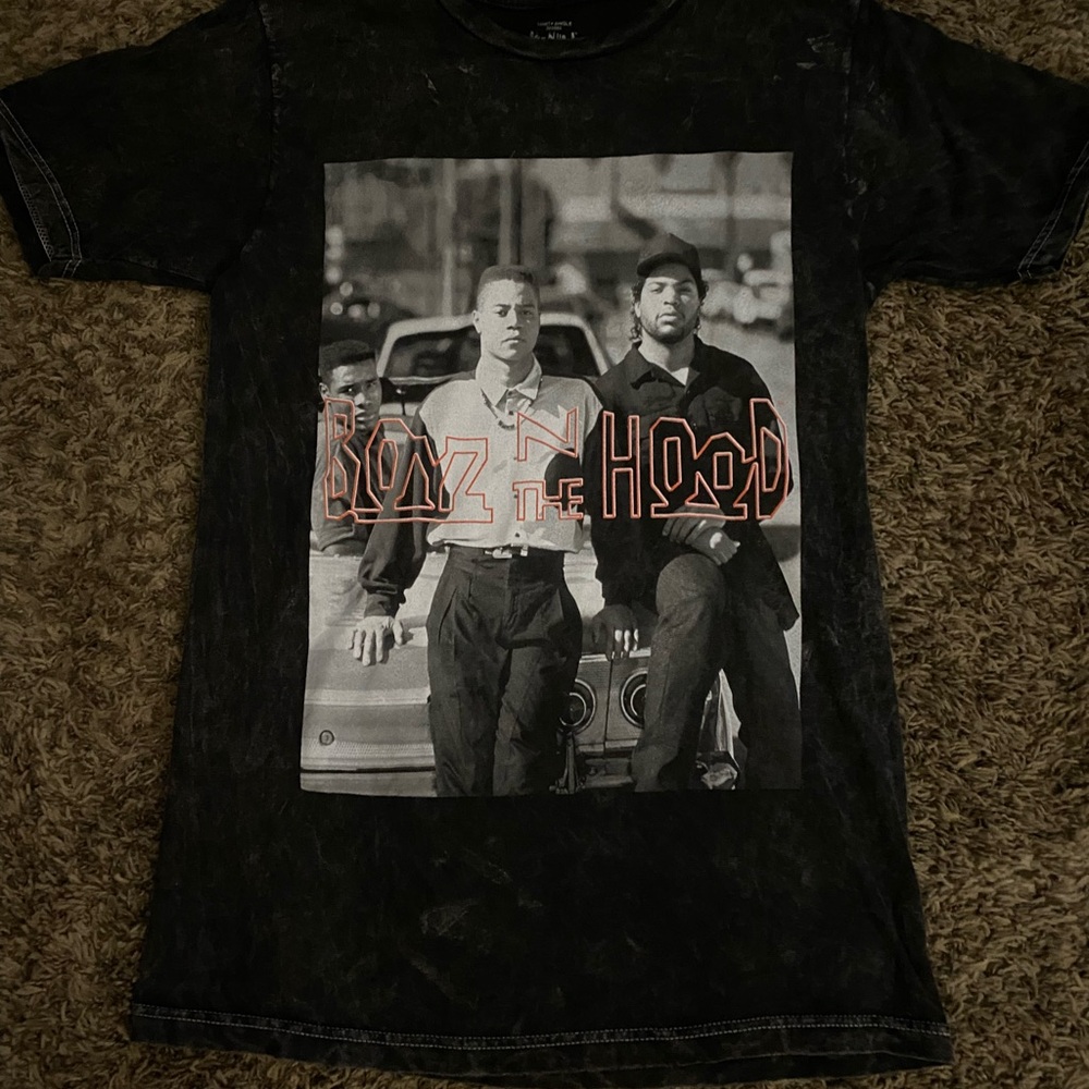 Men's Black Graphic Tee with Iconic Design